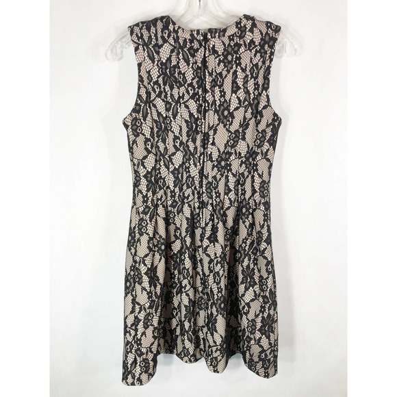 HD in Paris XSP Dress Black White Lace A Line‎ Mini Back Zip Sleeveless 1351 - Picture 3 of 9